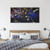 Impression sur toile Bubbles 40x21 (Insitu(Chambre))