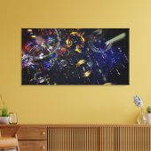 Impression sur toile Bubbles 40x21 (Insitu(Salon))