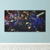 Impression sur toile Bubbles 40x21 (Insitu (Plancher de Bois))