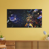 Impression sur toile Bubbles 40x21 (Insitu(Salon))