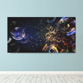 Impression sur toile Bubbles 40x21 (Insitu (Plancher de Bois))