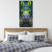 Impression sur toile BullmasterGardian 14×28 (Insitu(Chambre))