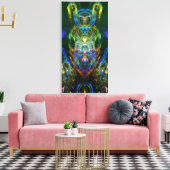 Impression sur toile BullmasterGardian 14×28 (Insitu(Salon))