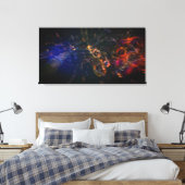 Impression sur toile BullmasterGardian 40x21 (Insitu(Chambre))