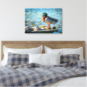 Impression sur toile Canard colvert | Art d'oiseau (Insitu(Chambre))