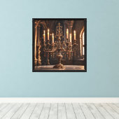 Impression sur toile (Candelabre) (Insitu (Plancher de Bois))