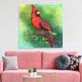Impression sur toile Cardinal Rouge du Nord (Insitu(Salon))