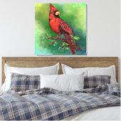 Impression sur toile Cardinal Rouge du Nord (Insitu(Chambre))