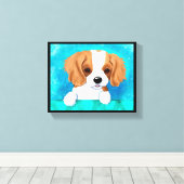 Impression sur toile Cavalier King Charles (Insitu (Plancher de Bois))