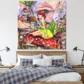 Impression sur toile Champignons Fantaisie (Insitu(Chambre))