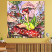 Impression sur toile Champignons Fantaisie (Insitu(Salon))