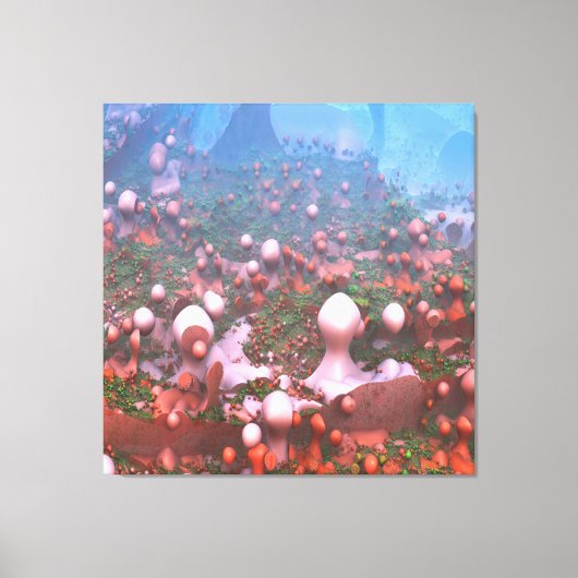 Impression sur toile Champignons Magiques (Recto)