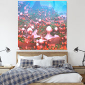 Impression sur toile Champignons Magiques (Insitu(Chambre))