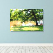 Impression sur toile Chêne au bord de l'eau (Insitu (Plancher de Bois))