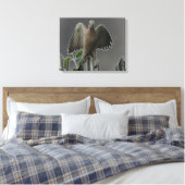Impression sur toile Colombe ange déchu (Insitu(Chambre))