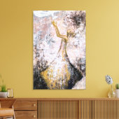 Impression sur toile Colombe blanche - Peinture ab (Insitu(Salon))
