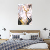 Impression sur toile Colombe blanche - Peinture ab (Insitu(Chambre))