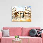 Impression sur toile Colosseum, Rome - Italie (Insitu(Salon))