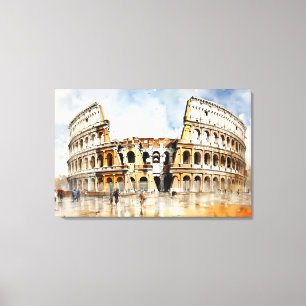 Impression sur toile Colosseum, Rome - Italie