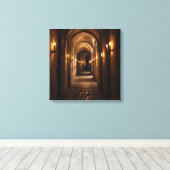 Impression sur toile (Corridor du château-4) (Insitu (Plancher de Bois))