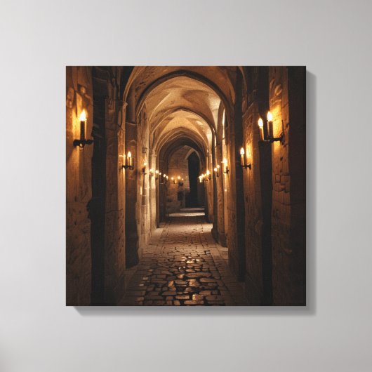 Impression sur toile (Corridor du château-4) (Recto)