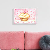 Impression sur toile Cupcake Canvas (Insitu(Salon))