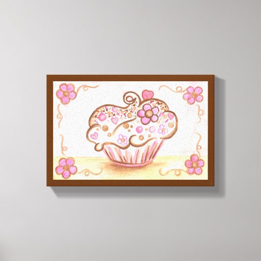Impression sur toile Cupcake Canvas (Recto)
