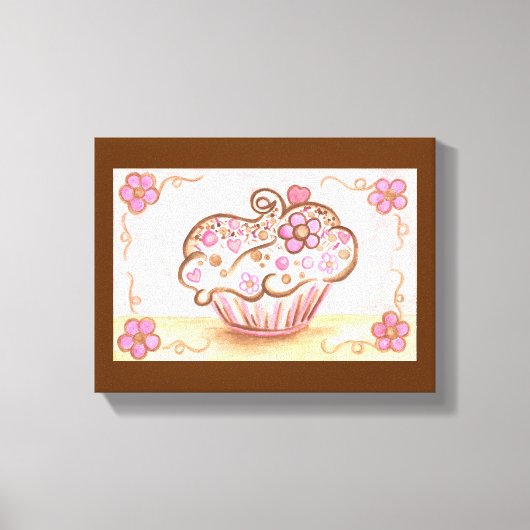 Impression sur toile Cupcake Canvas (Recto)