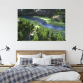 Impression sur toile Cwm Solitude (Insitu(Chambre))