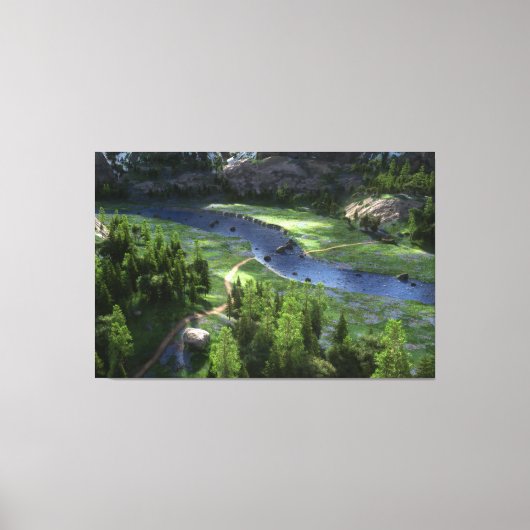 Impression sur toile Cwm Solitude (Recto)