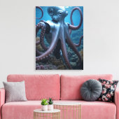 impression sur toile Cyber Octopus (Insitu(Salon))