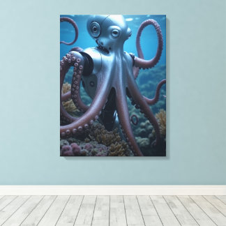 impression sur toile Cyber Octopus