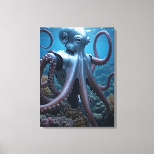 impression sur toile Cyber Octopus (Recto)