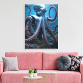 impression sur toile Cyber Octopus (Insitu(Salon))