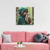 Impression sur toile (Dame de la forêt) (Insitu(Salon))