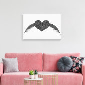 Impression sur toile d'amour ailé gothique (Insitu(Salon))