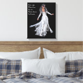 Impression sur toile Dark Fantasy Gothique Sorcièr (Insitu(Chambre))