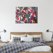 Impression sur toile d'art abstrait (Insitu(Chambre))