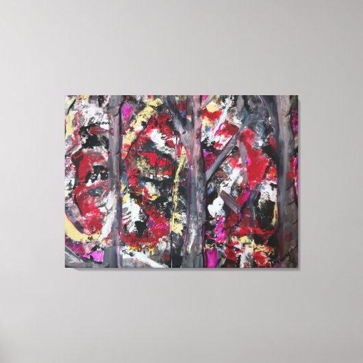 Impression sur toile d'art abstrait (Recto)
