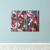 Impression sur toile d'art abstrait (Insitu (Plancher de Bois))
