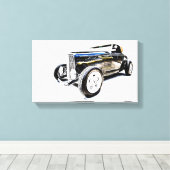 Impression sur toile d'art automobile / Décoration (Insitu (Plancher de Bois))