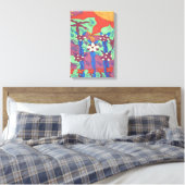 Impression sur toile d'art boho pour la vie dans l (Insitu(Chambre))