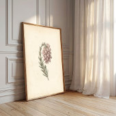 Impression sur toile d'art botanique vintage pour