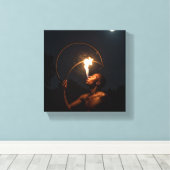 Impression sur toile d'art de feu africain (Insitu (Plancher de Bois))