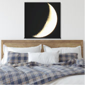 Impression sur toile d'art de photographie de lune (Insitu(Chambre))