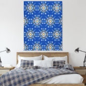 Impression sur toile d'art dessinée à la main Boho (Insitu(Chambre))