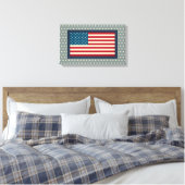Impression sur toile d'art du drapeau américain vi (Insitu(Chambre))