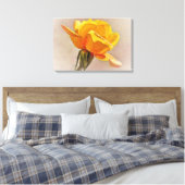 Impression sur toile d'art floral Fleur de rose ja (Insitu(Chambre))
