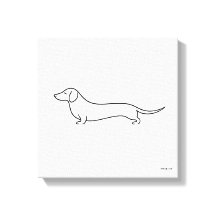 Impression sur toile d'art minimaliste en ligne si