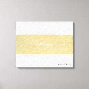 Impression sur toile d'art minimaliste Relax